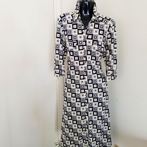 🖤 Dressbarn Button-Up Shirt Dress – Size 8 (#545)
